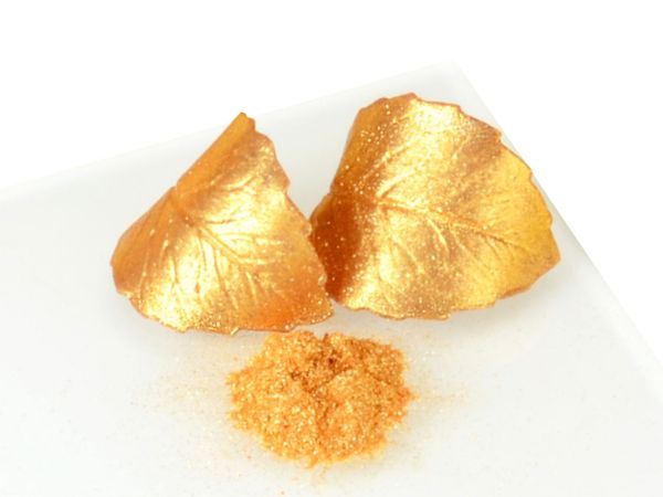Maistiniai dažai aukso blizgučiai, 10g