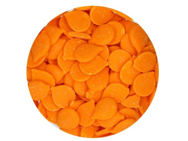 Oranžinės spalvos glaistas, 250g.