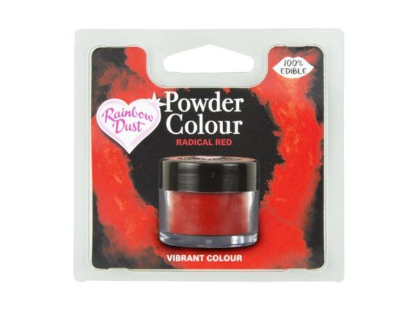 Valgomieji milteliniai dažai Radical Red, 2g