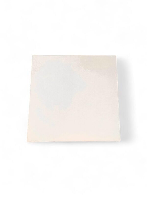 Baltas kvadratinis torto padėklas 12mm storio, 25,5cm