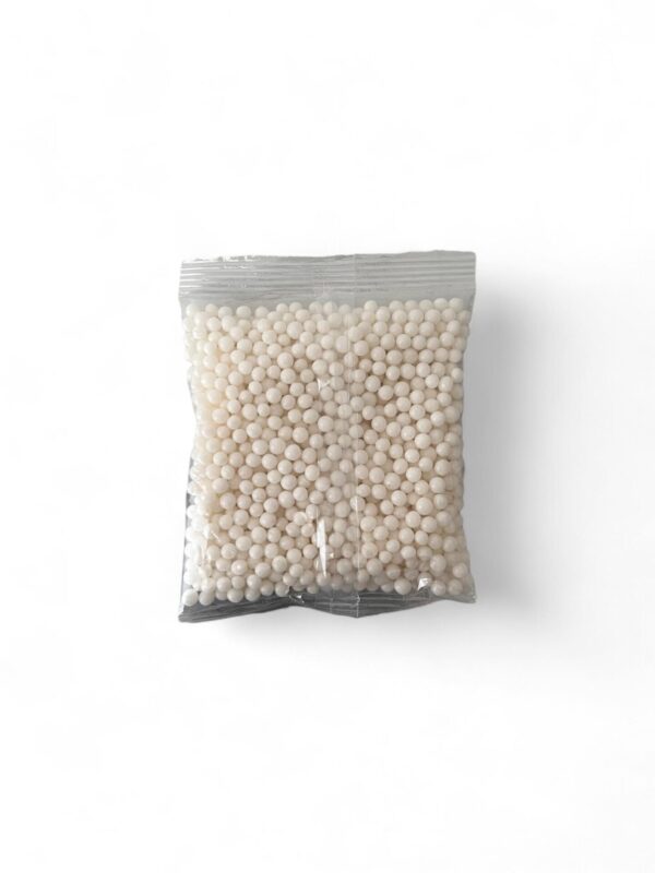 Balti pabarstukai, 5mm, 100g.