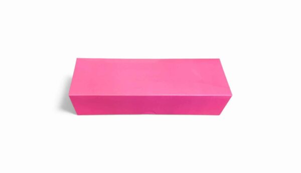 Blizgi rožinė macarons dėžutė, 1vnt