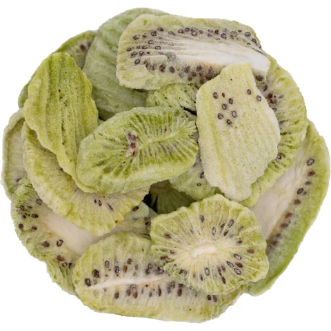 Liofilizuotų kivių griežinėliai, 50g.