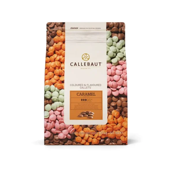 Pieninis šokoladas karamelės skonio Callebaut, 500g