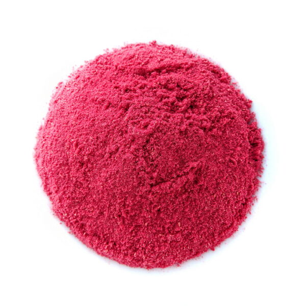 Liofilizuotų aviečių milteliai, 50g.