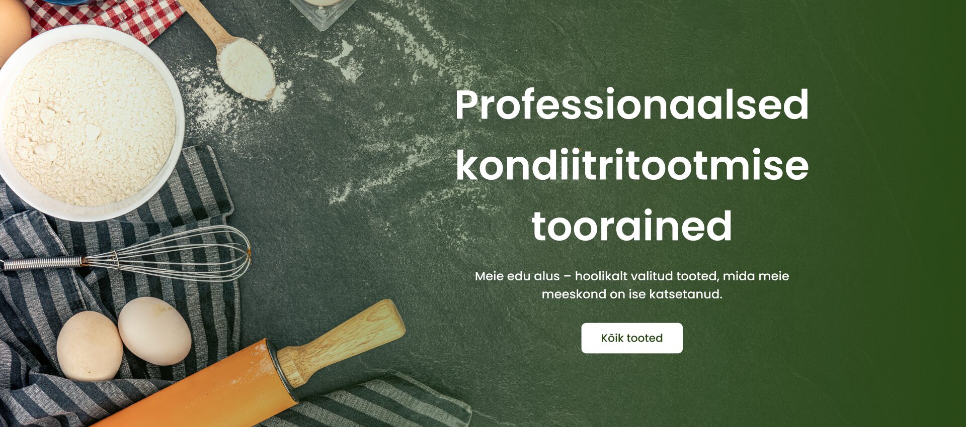 Professionaalsed kondiitritoormaterjalid