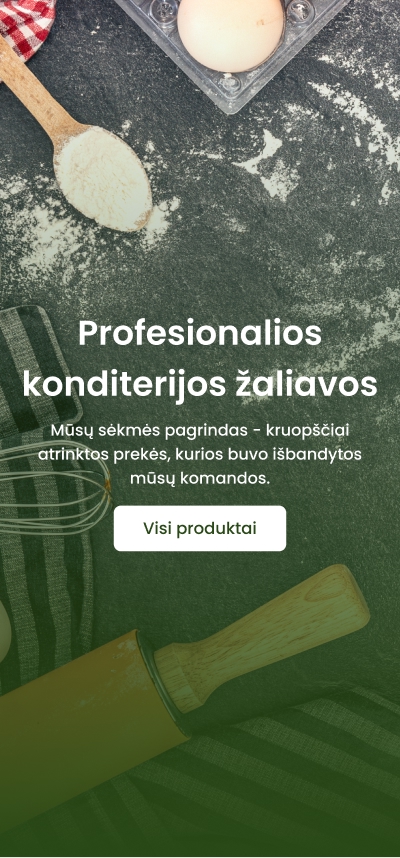 Profesionalios konditerijos žaliavos
