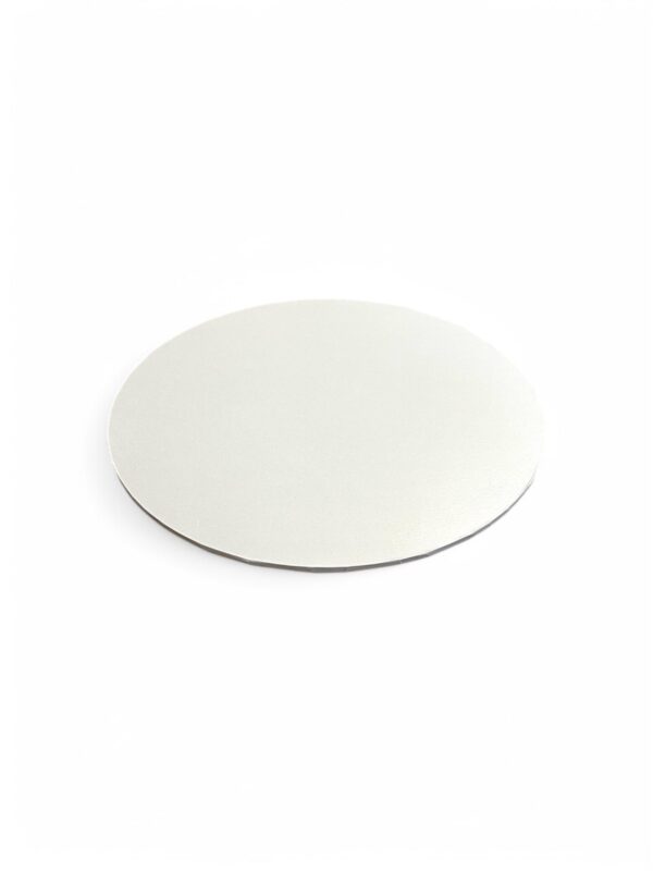 Baltas MDF torto padėklas, 3mm storio, 30cm.