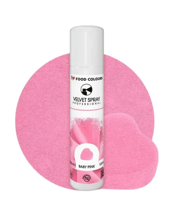 Purškiamas veliūras Velvet spray Baby pink, 250ml