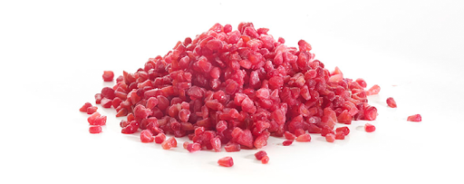 Liofilizuotų aviečių trupiniai, 50g.