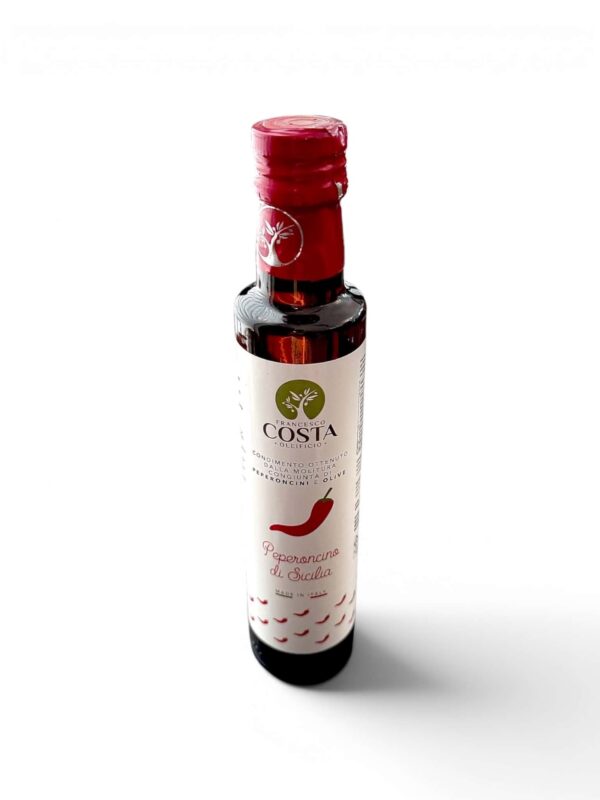 Ypač tyras alyvuogių aliejus su čili pipirais, 250ml
