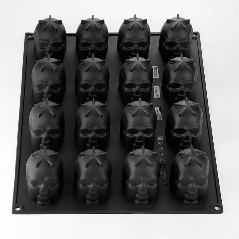 Silikoninė forma "Kaukolė PX43110", 1vnt - Image 2